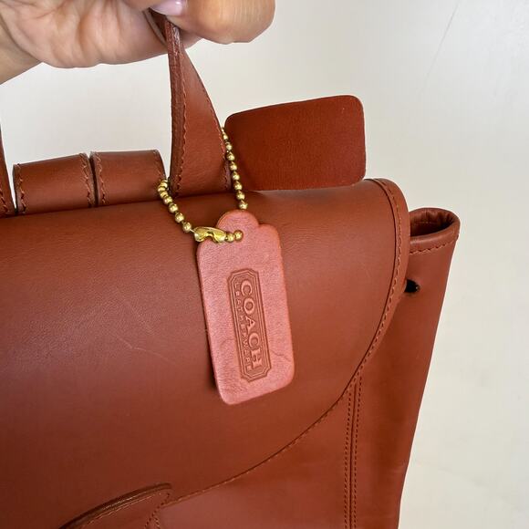 Coach Large Backpack Leather in British Tan main image 7